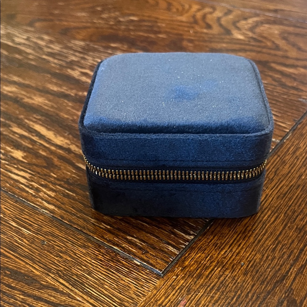 Benevolence Blue Velvet Jewelry Box